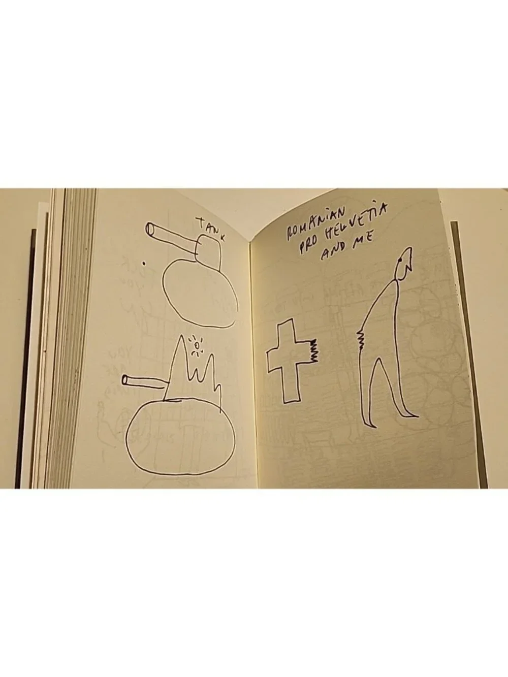 Dan Perjovschi A Book with an Attitude Art Book Politician Geneva 2007